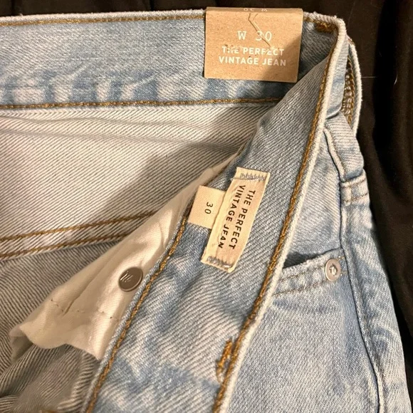 Madewell Perfect Vintage Jeans Size 30 - Picture 7 of 8